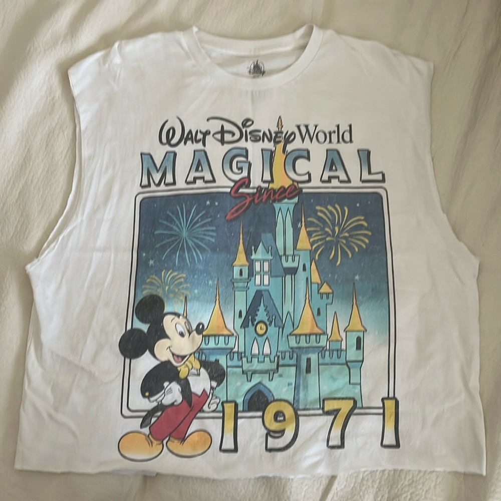 Women’s Vintage Destressed Styled Disney Tank